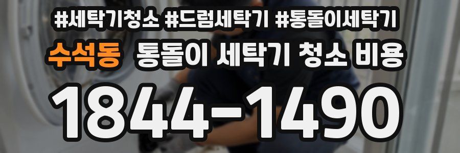 수석동 통돌이 세탁기 청소 비용