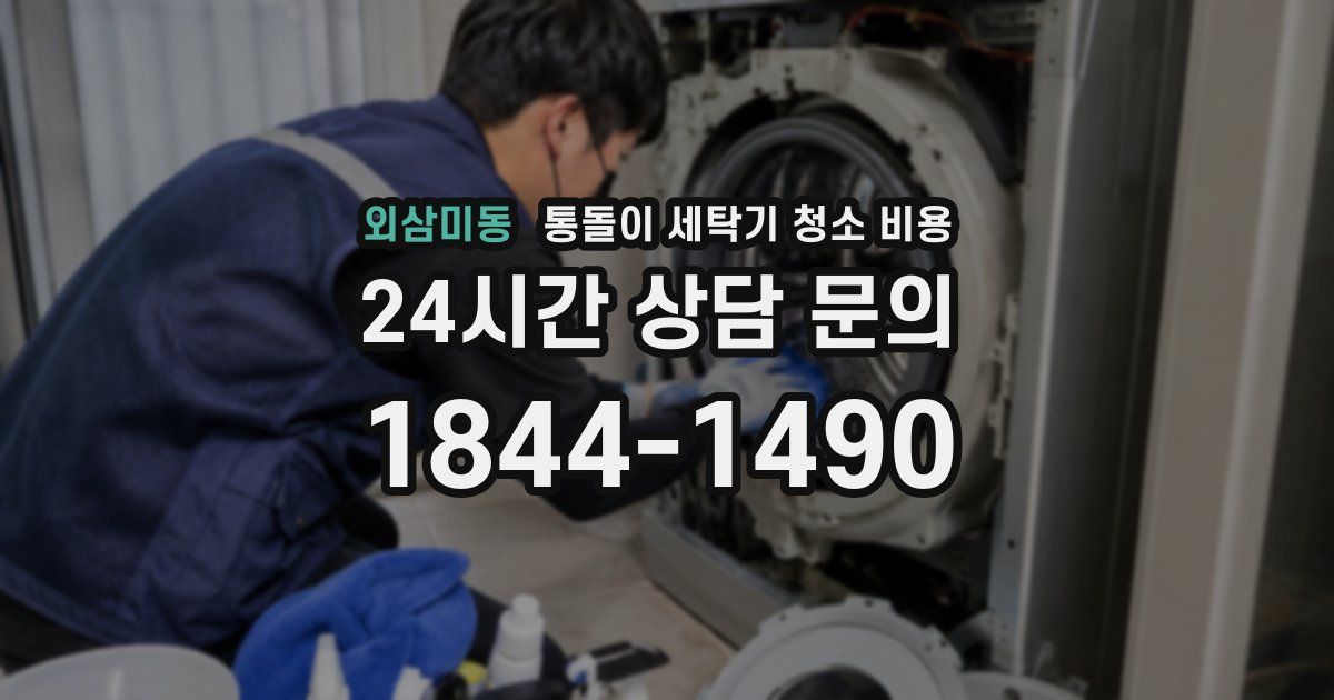 외삼미동 통돌이 세탁기 청소 비용