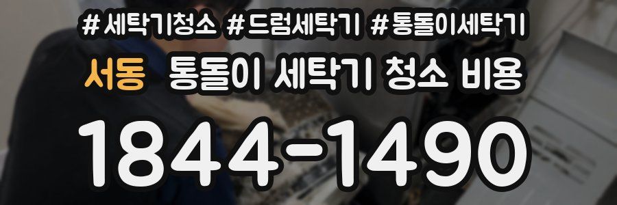 서동 통돌이 세탁기 청소 비용