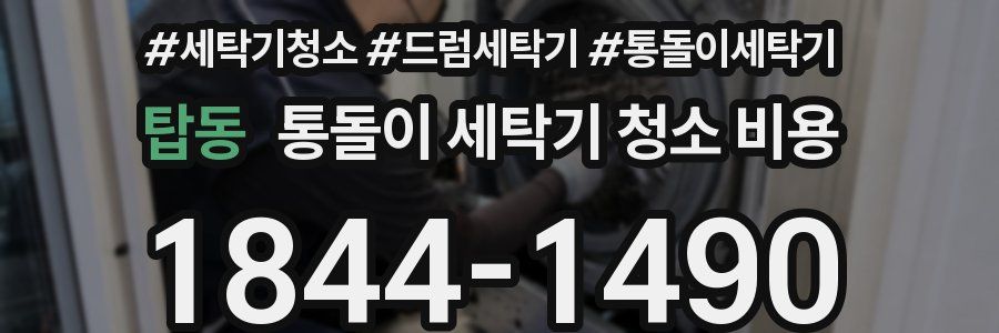 탑동 통돌이 세탁기 청소 비용