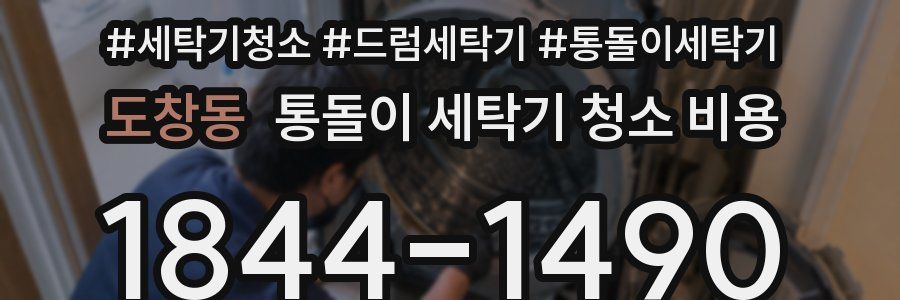 도창동 통돌이 세탁기 청소 비용
