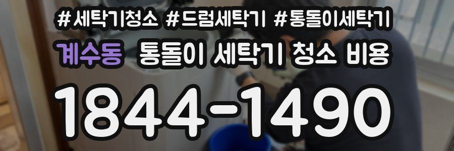계수동 통돌이 세탁기 청소 비용