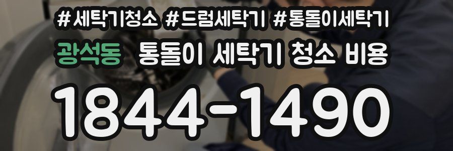 광석동 통돌이 세탁기 청소 비용