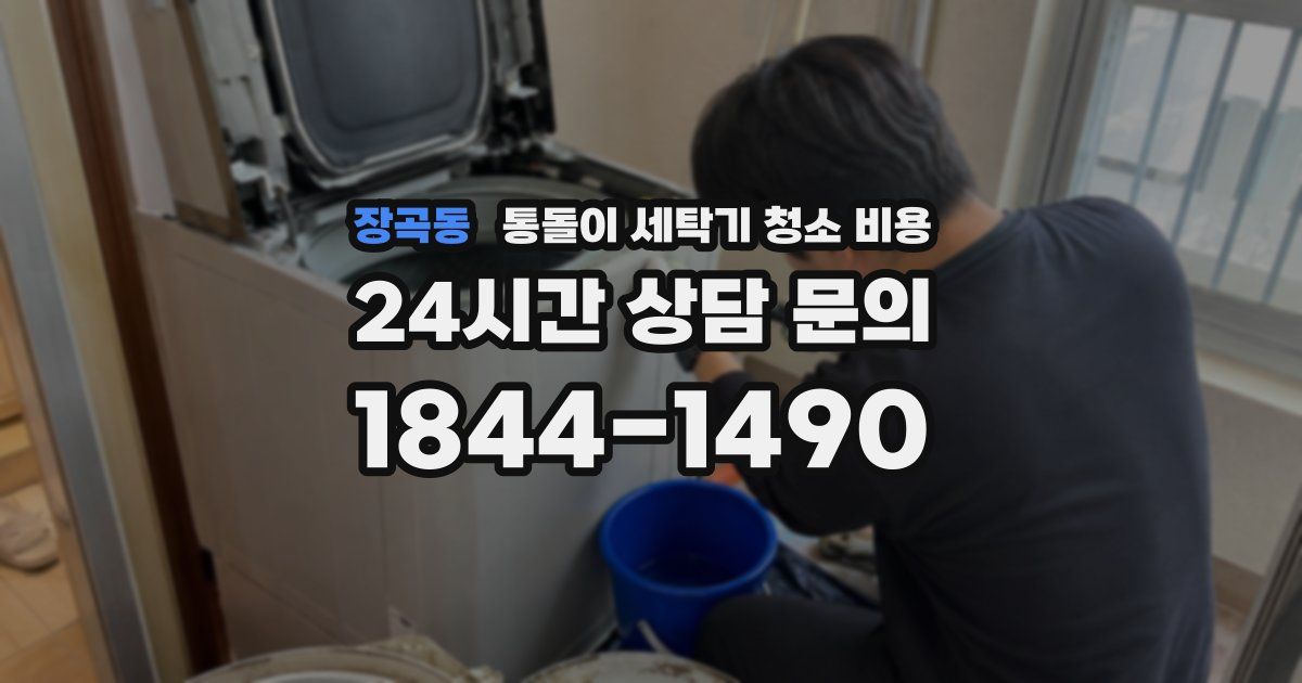 장곡동 통돌이 세탁기 청소 비용