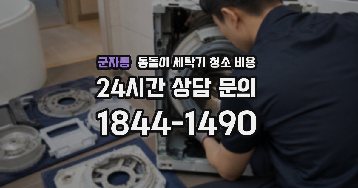 군자동 통돌이 세탁기 청소 비용