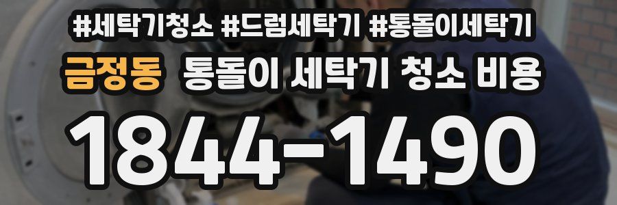 금정동 통돌이 세탁기 청소 비용