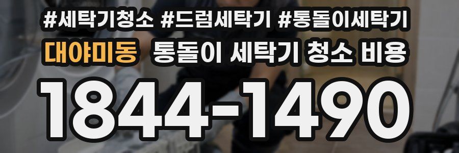 대야미동 통돌이 세탁기 청소 비용