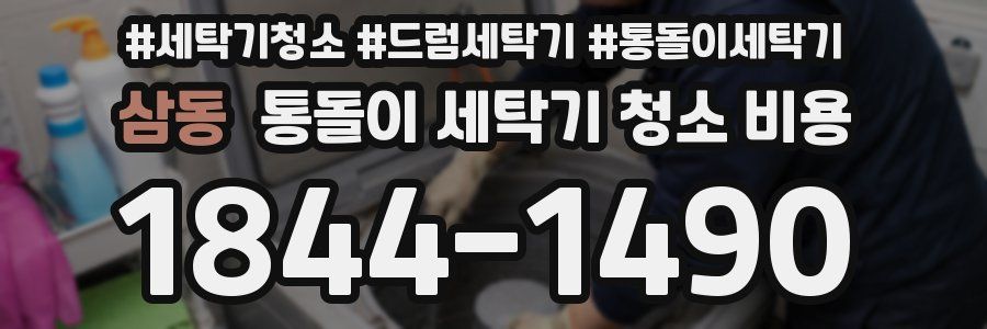 삼동 통돌이 세탁기 청소 비용