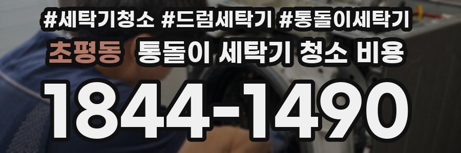 초평동 통돌이 세탁기 청소 비용