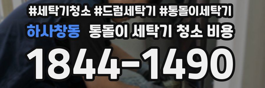 하사창동 통돌이 세탁기 청소 비용
