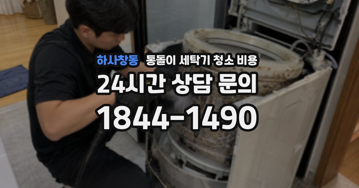 하사창동 통돌이 세탁기 청소 비용