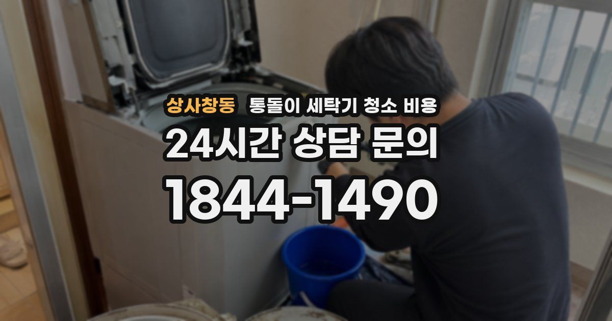 상사창동 통돌이 세탁기 청소 비용