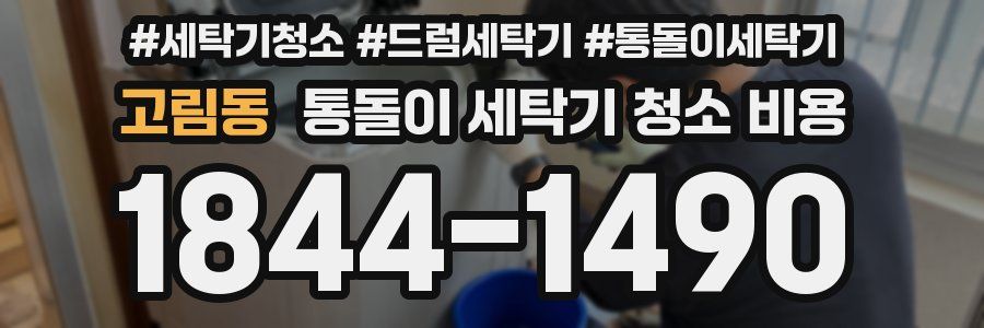 고림동 통돌이 세탁기 청소 비용