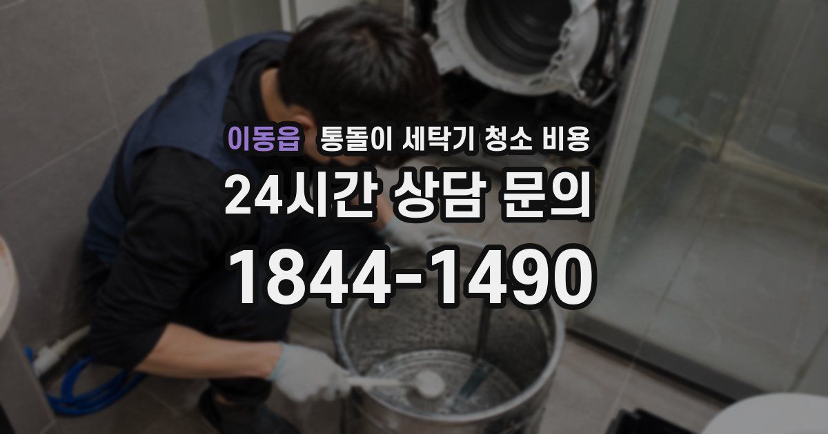 이동읍 통돌이 세탁기 청소 비용