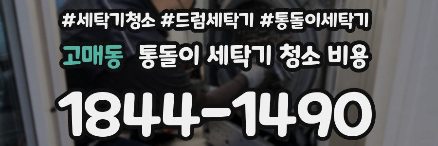 고매동 통돌이 세탁기 청소 비용