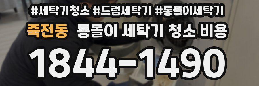 죽전동 통돌이 세탁기 청소 비용