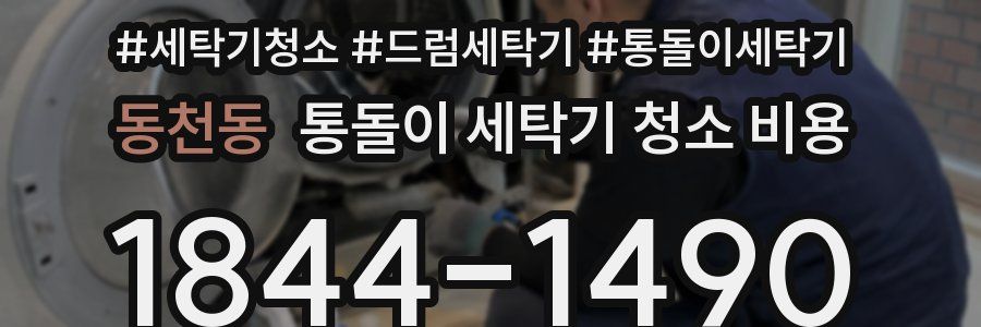 동천동 통돌이 세탁기 청소 비용