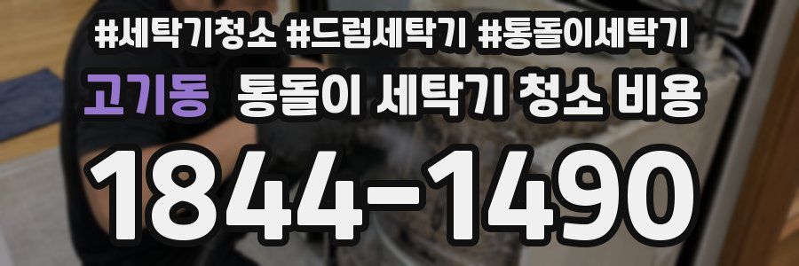 고기동 통돌이 세탁기 청소 비용