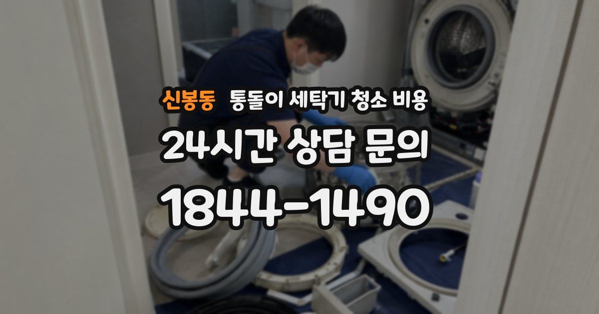 신봉동 통돌이 세탁기 청소 비용