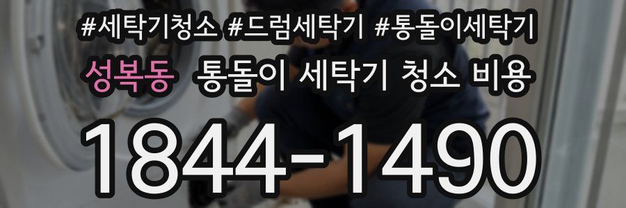 성복동 통돌이 세탁기 청소 비용