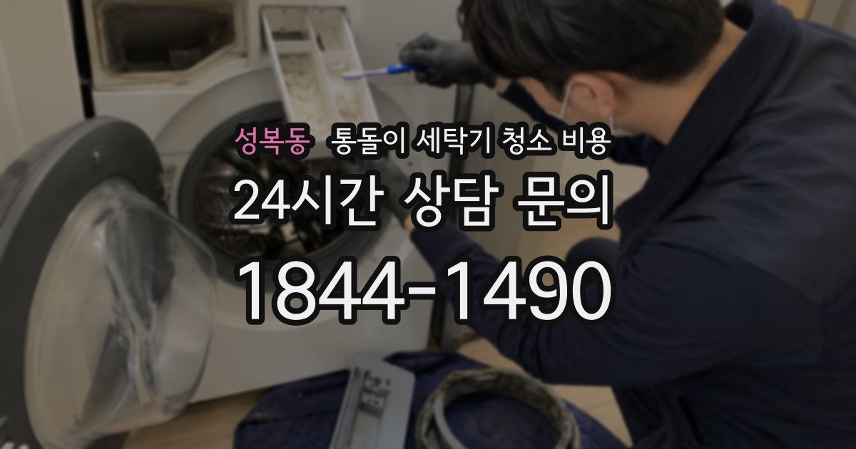 성복동 통돌이 세탁기 청소 비용
