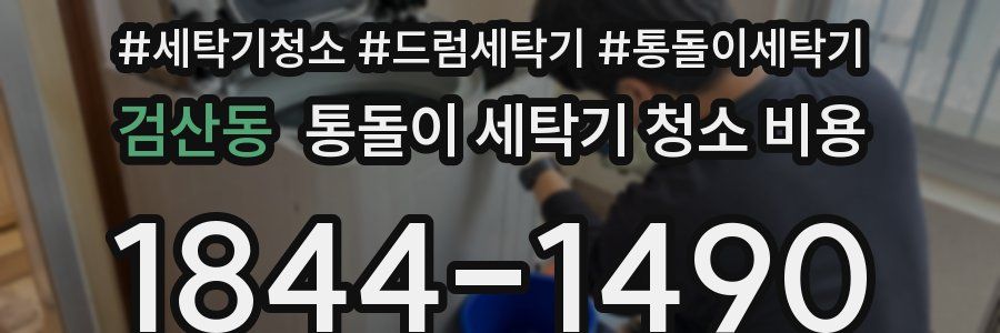 검산동 통돌이 세탁기 청소 비용