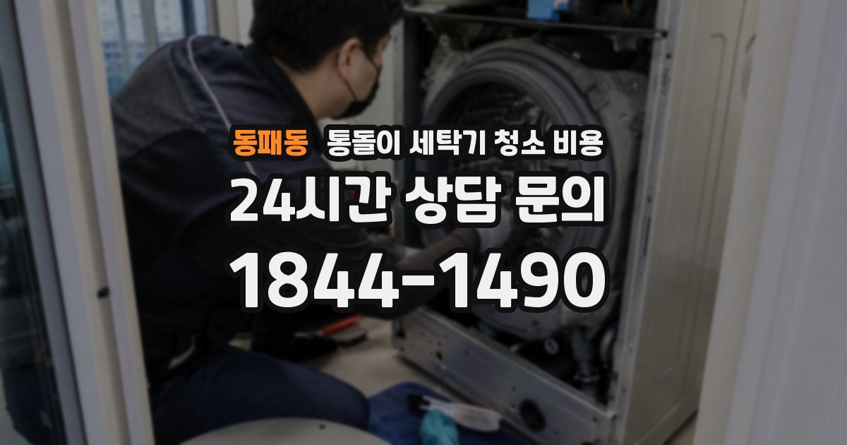 동패동 통돌이 세탁기 청소 비용