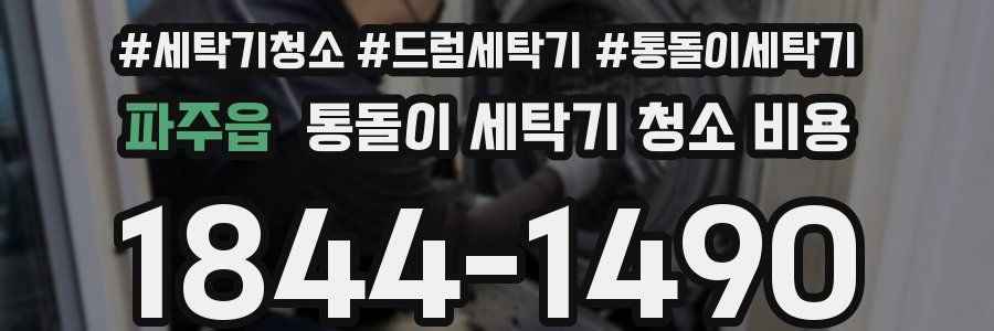 파주읍 통돌이 세탁기 청소 비용