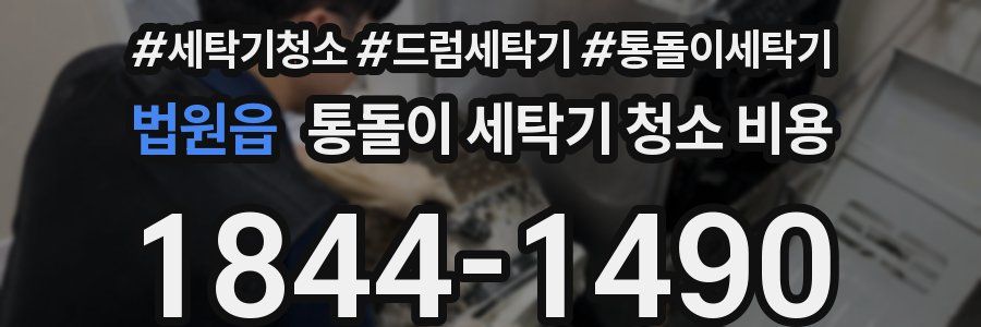 법원읍 통돌이 세탁기 청소 비용