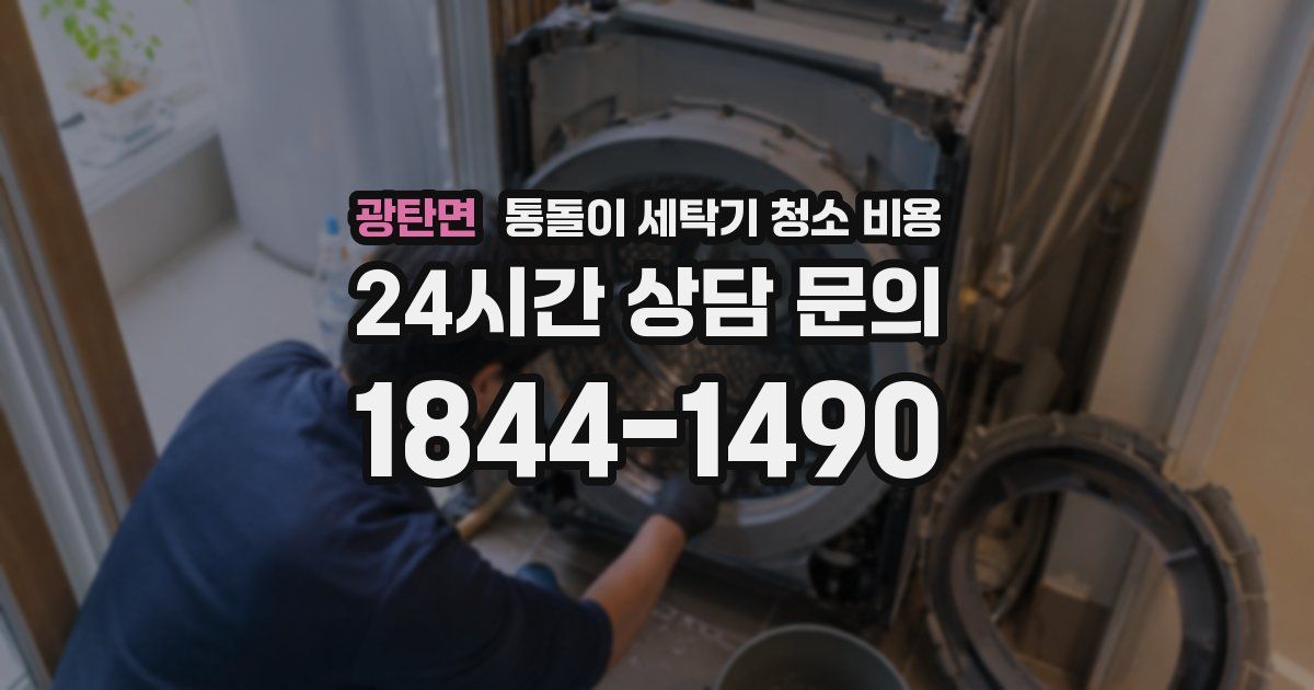 광탄면 통돌이 세탁기 청소 비용