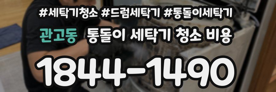 관고동 통돌이 세탁기 청소 비용