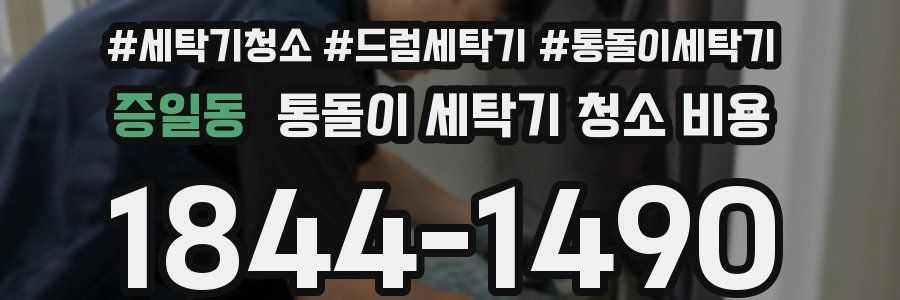 증일동 통돌이 세탁기 청소 비용