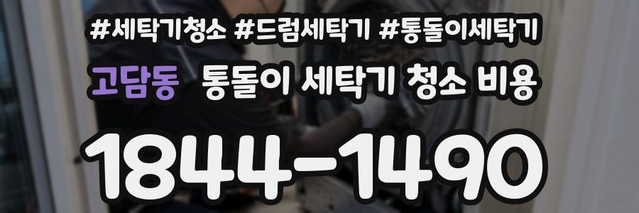 고담동 통돌이 세탁기 청소 비용
