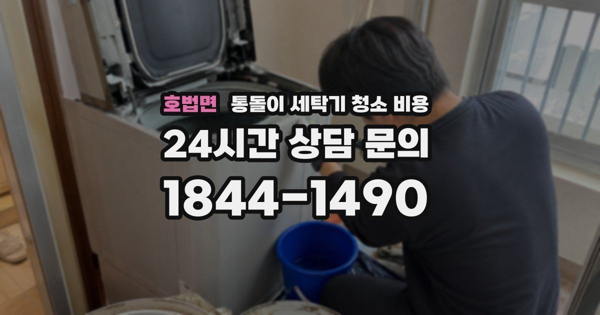 호법면 통돌이 세탁기 청소 비용