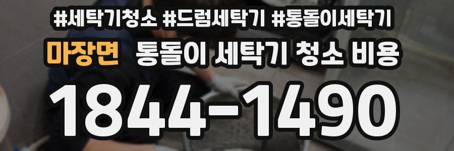 마장면 통돌이 세탁기 청소 비용