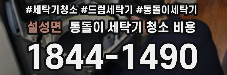 설성면 통돌이 세탁기 청소 비용