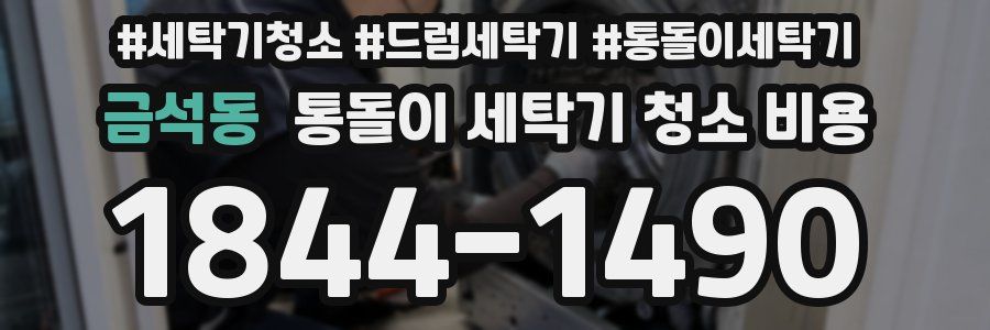 금석동 통돌이 세탁기 청소 비용