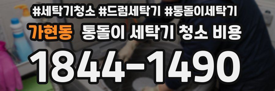 가현동 통돌이 세탁기 청소 비용