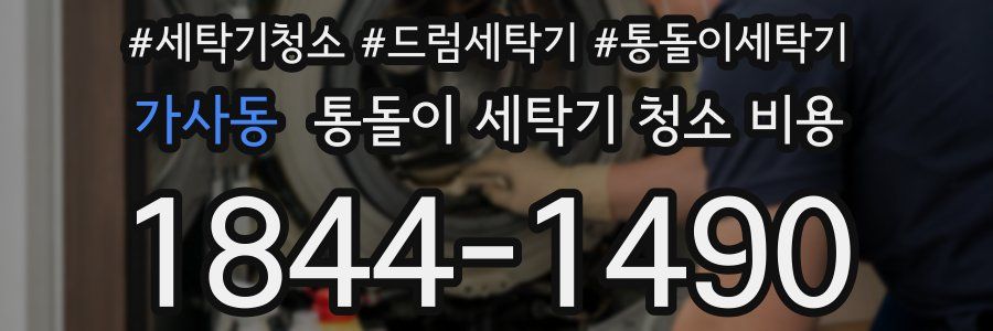 가사동 통돌이 세탁기 청소 비용