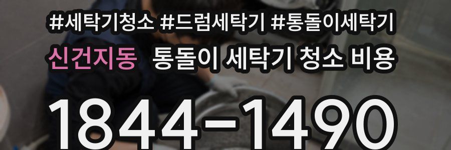 신건지동 통돌이 세탁기 청소 비용