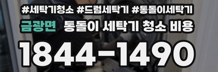 금광면 통돌이 세탁기 청소 비용