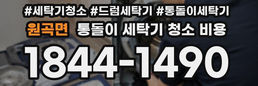 원곡면 통돌이 세탁기 청소 비용