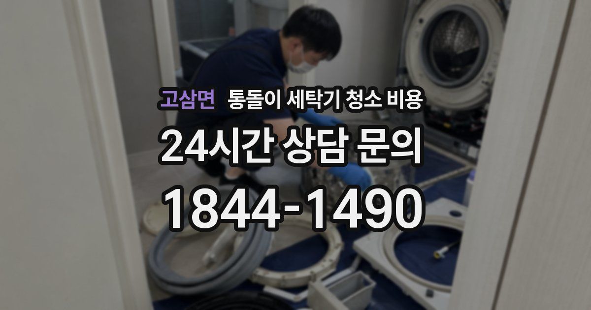고삼면 통돌이 세탁기 청소 비용