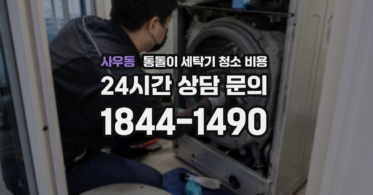 사우동 통돌이 세탁기 청소 비용