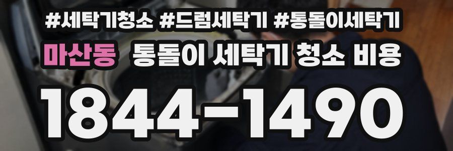 마산동 통돌이 세탁기 청소 비용