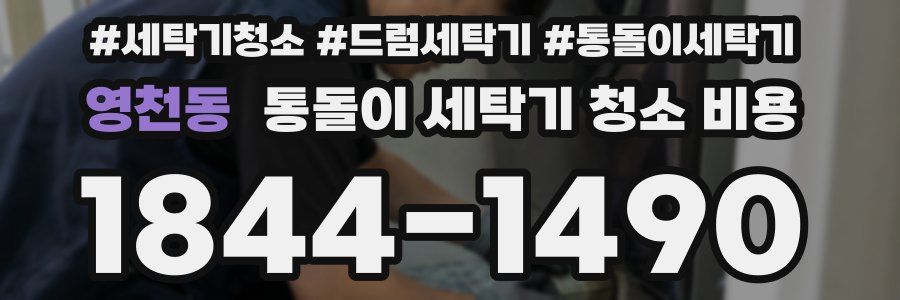 영천동 통돌이 세탁기 청소 비용