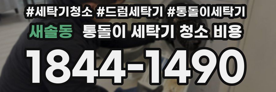 새솔동 통돌이 세탁기 청소 비용