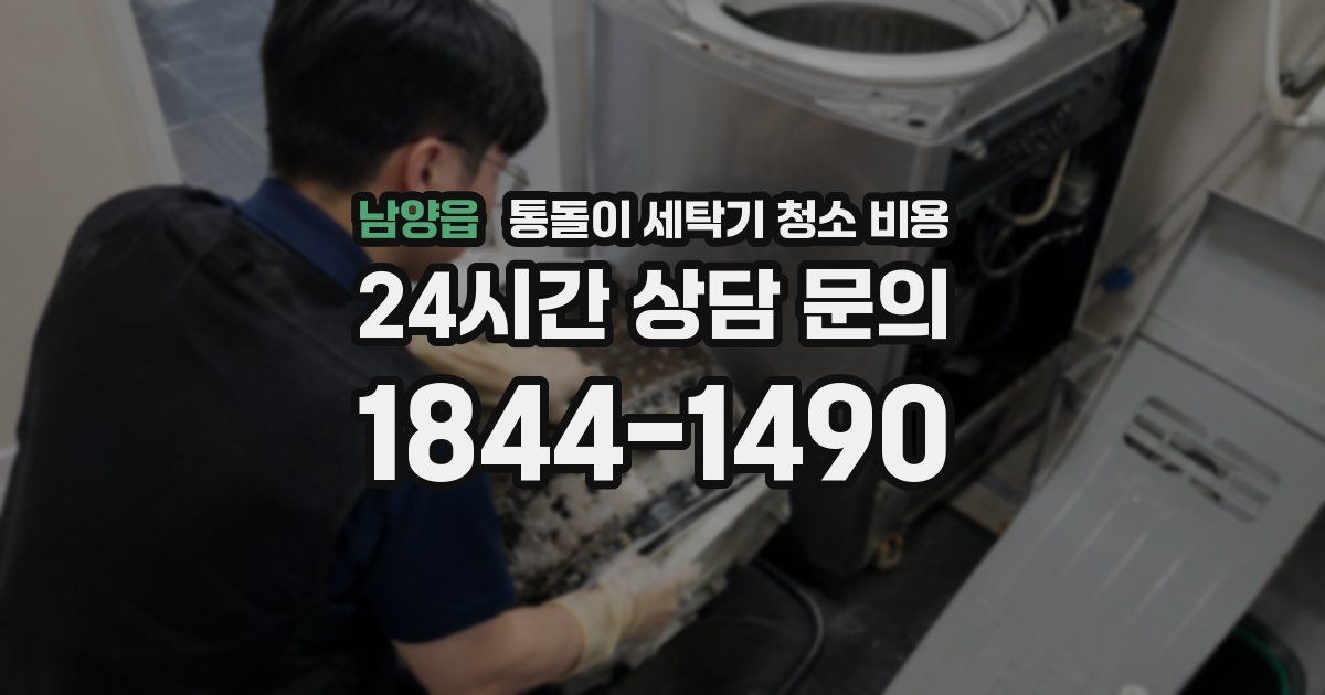 남양읍 통돌이 세탁기 청소 비용