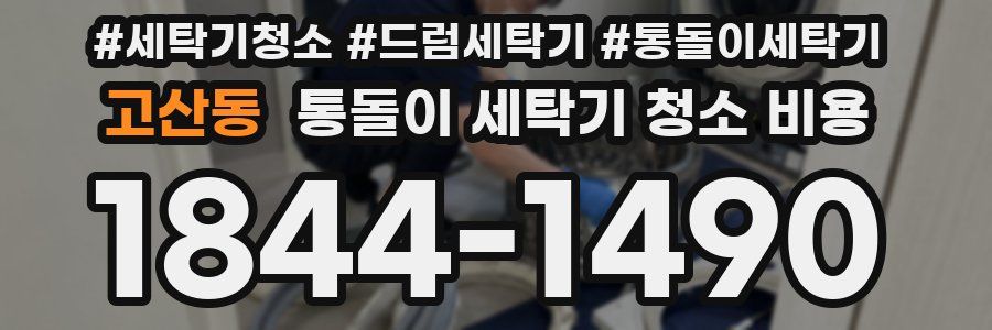 고산동 통돌이 세탁기 청소 비용