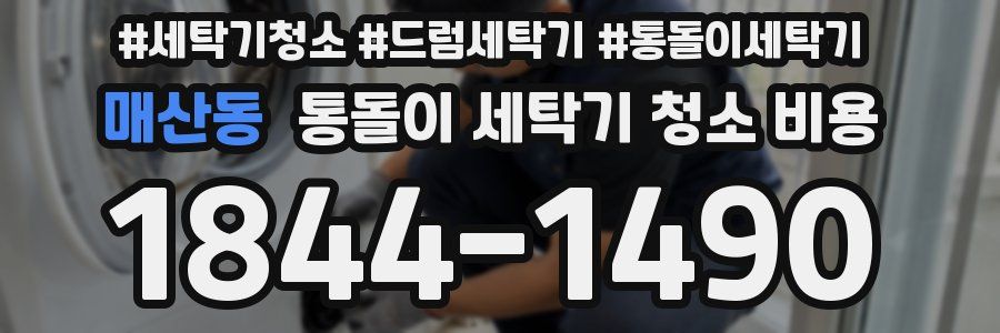 매산동 통돌이 세탁기 청소 비용